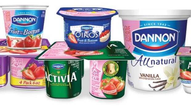 В США любимый йогурт можно найти под именем Dannon. /Фото: imgix.bustle.com