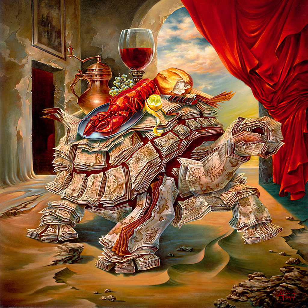 Художник Алекс Фишгойт (Alex Fishgoyt), и его сюрреалистический мир