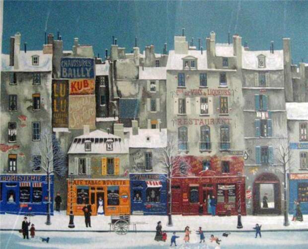 Зима в Париже. Автор: Michel Delacroix. Зима в Париже. Автор: Michel Delacroix.