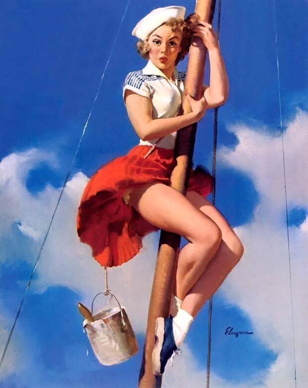 Pin-up — художник Джил Элвгрен