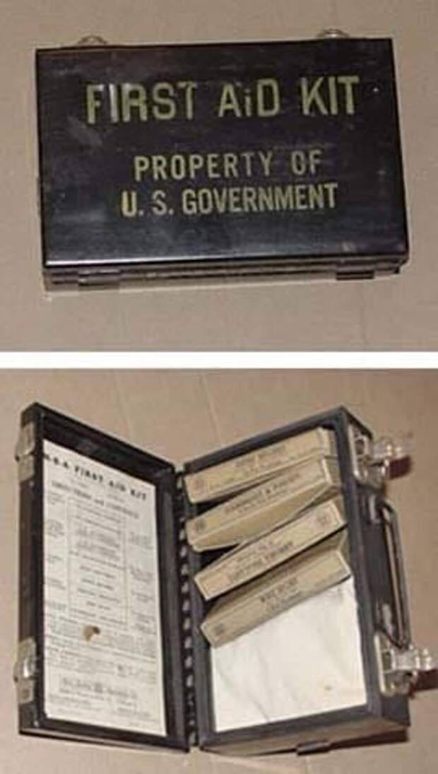Аптечки для автотранспортных средств - «Тип D» (США)- Полевые аптечки солдат и офицеров Великой отечественной войны