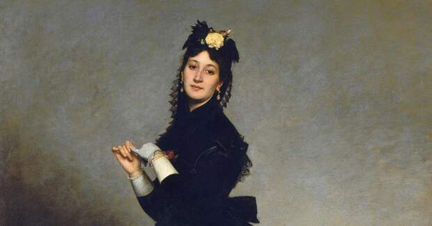 Деталь портреты жены художника, Каролюс-Дюран, 1869. (сс) Wikimedia Commons