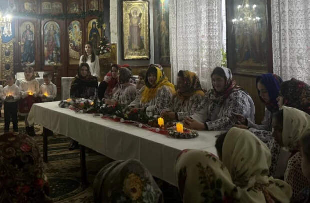 Посиделки по‑старинке в Страшенах: колядки звучали особенно эмоционально