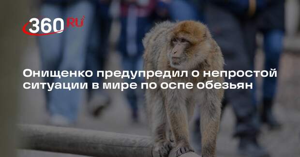 Онищенко предупредил о непростой ситуации в мире по оспе обезьян