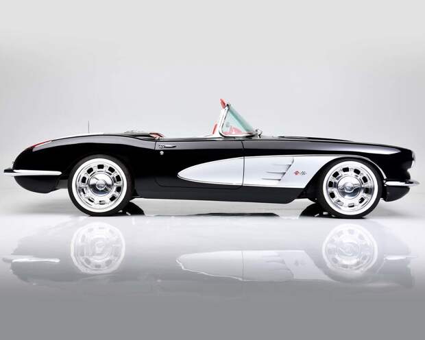 Потрясающий Corvette рестомод 1958 года с двигателем V8