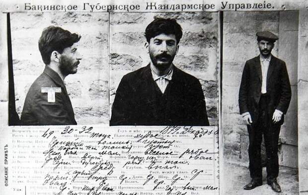 Сталин после очередного ареста царскими жандармами