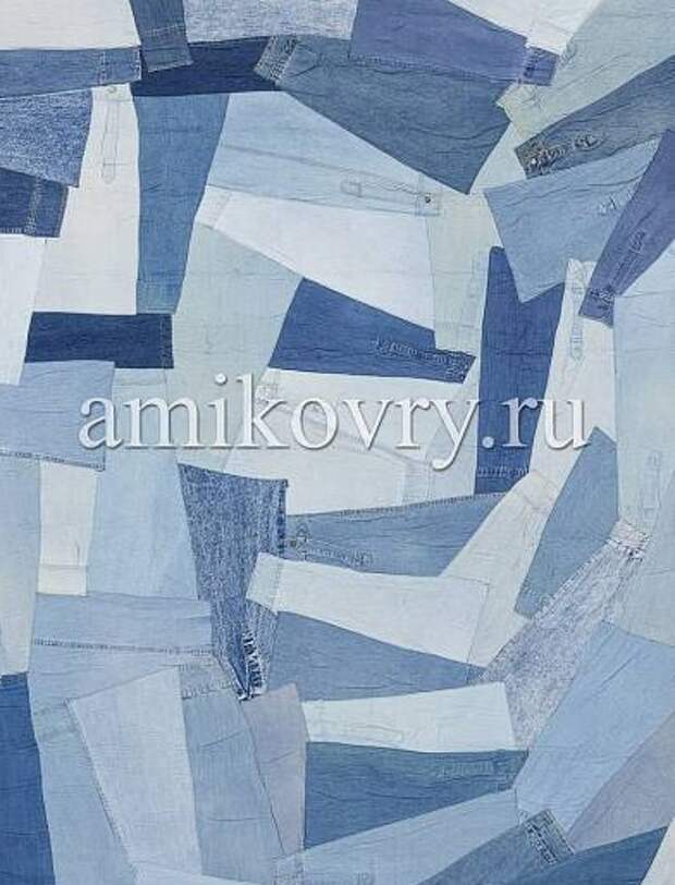 Ковры из старых джинсов Jeans Pocket Rug AMIKOVRY (подборка)