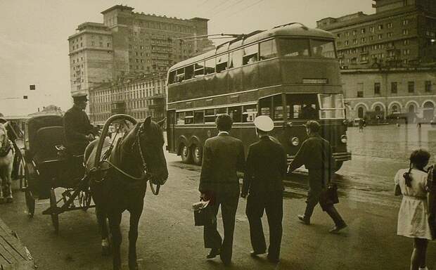 Москва довоенная, Москва послевоенная СССР, история