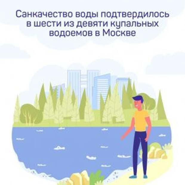 Роспотребнадзор проверил качество московских водоемов.