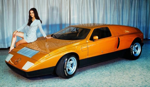 Mercedes Benz ‘C111’ 1969. авто, девушки, история