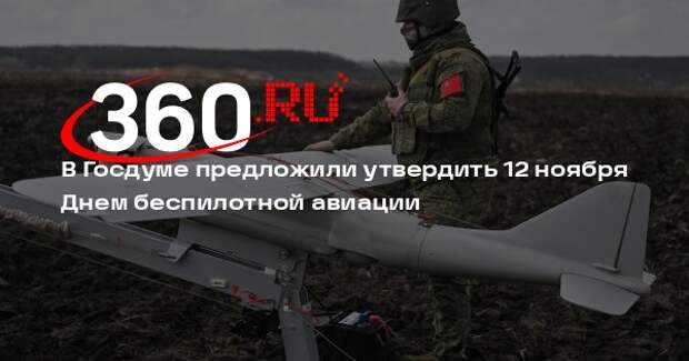 В Госдуме предложили утвердить 12 ноября Днем беспилотной авиации