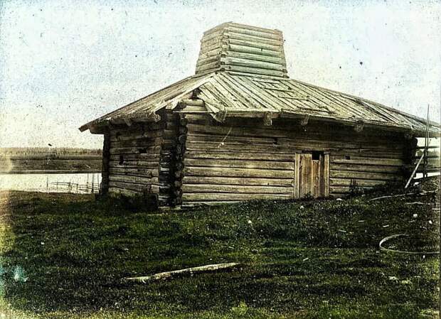 Прекрасные редкие цветные фото русской деревни 1899 года 