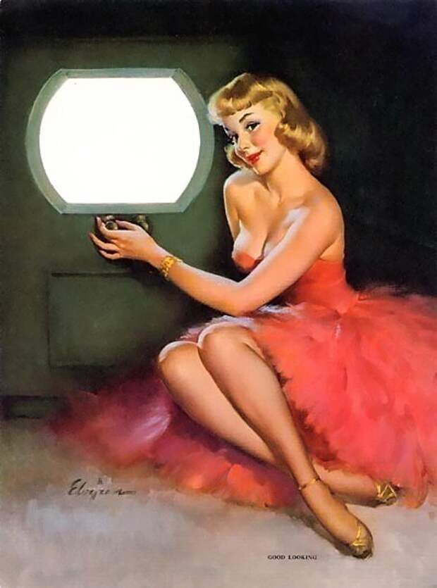 Яркие pin-up работы от художника Джила Элвгрена