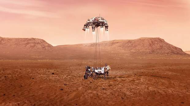 Через два месяца марсоход  NASA «Настойчивость» приземлится на Красной планете