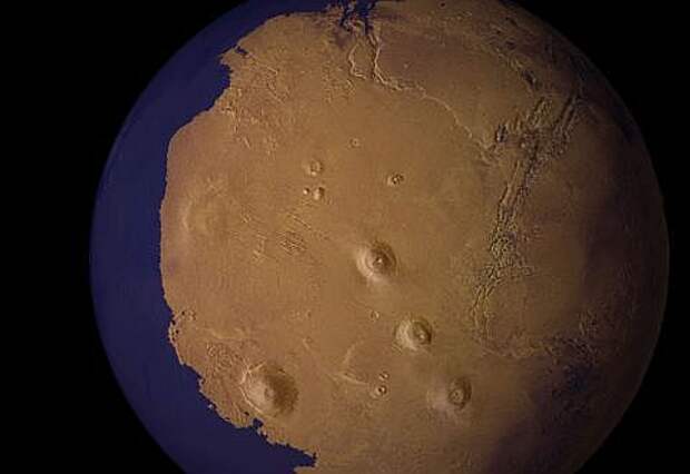 Возможно, так Марс выглядел два миллиарда лет назад (фото Taylor Perron/UC Berkeley).