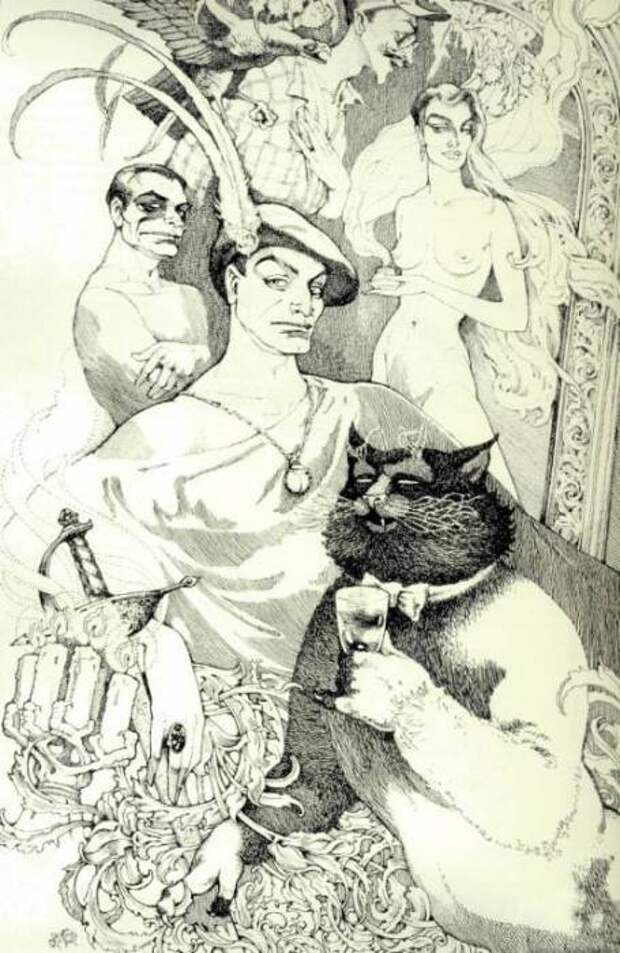 Рисунки из романа мастер и маргарита