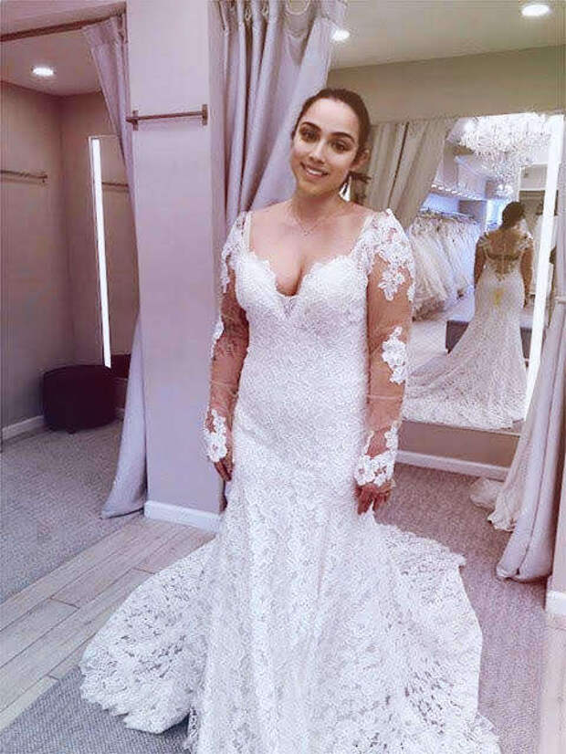 невеста в платье
