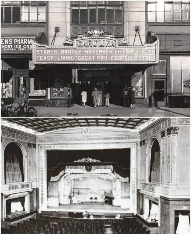 Полный винтажного очарования исторический Театр Каролины вот уже полвека разрушается (Спартанберг, США). Полный винтажного очарования исторический Театр Каролины вот уже полвека разрушается (Спартанберг, США).