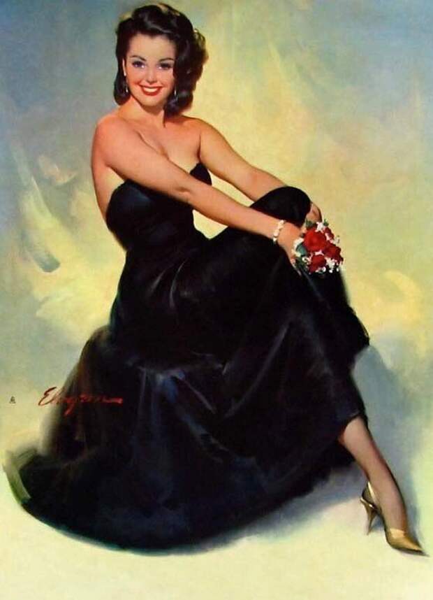Яркие pin-up работы от художника Джила Элвгрена