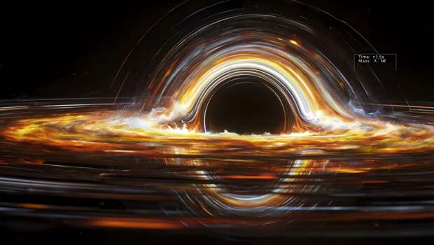 Виртуальный космос ожил: Суперкомпьютер показал, как звездное слияние рождает черную дыру и «выстреливает» энергией