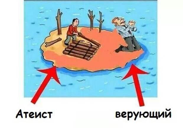 Атеист и верующий картинки