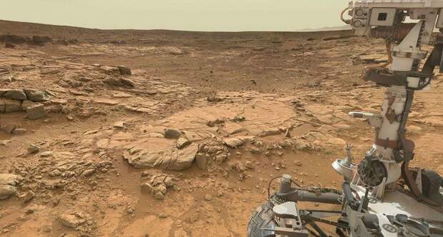 Панорама Марса с точки зрения Curiosity