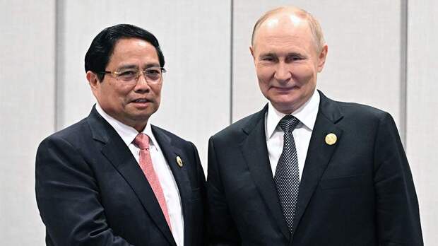 Путин отметил позитивную динамику развития экономических отношений РФ и Вьетнама