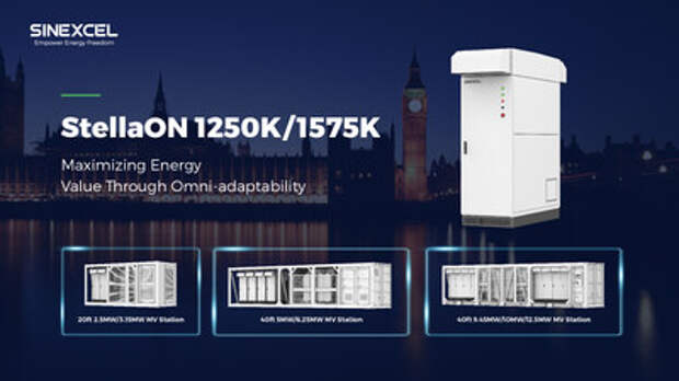 Системы SINEXCEL StellaON 1250K/1575K прошли сертификацию по стандартам EN 62477, EN 50549 и EN IEC 61000, ускоряя энергетический переход в Европе