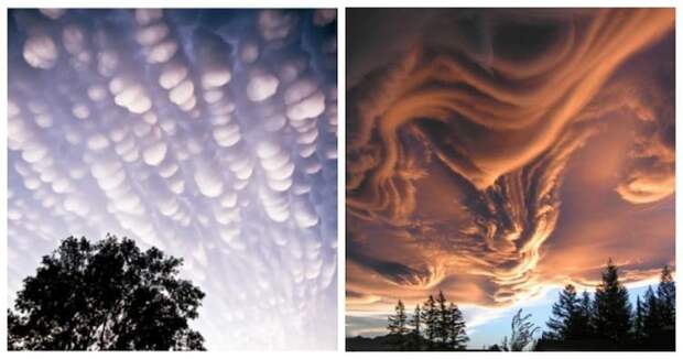 Еще более безумные облака необычное, природа, удивительное