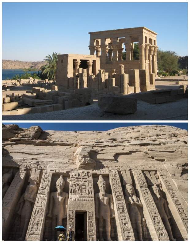 Храм Изиды перенесли на остров Агилкия (Египет).