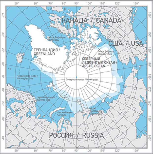 Северо ледовитый океан расположен. Северный полюс Арктика на карте. Карта Арктики географическая. Северный полюс политическая карта.