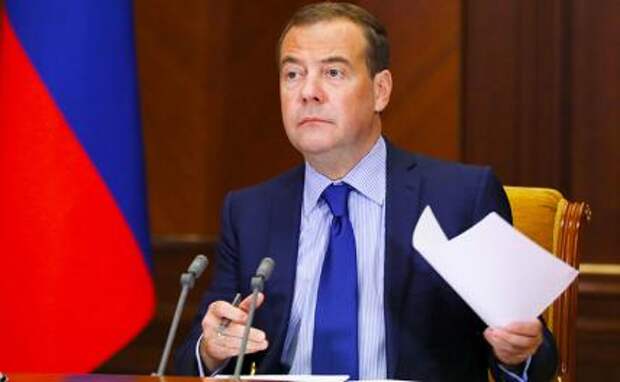 На фото:  заместитель председателя Совета безопасности РФ Дмитрий Медведев