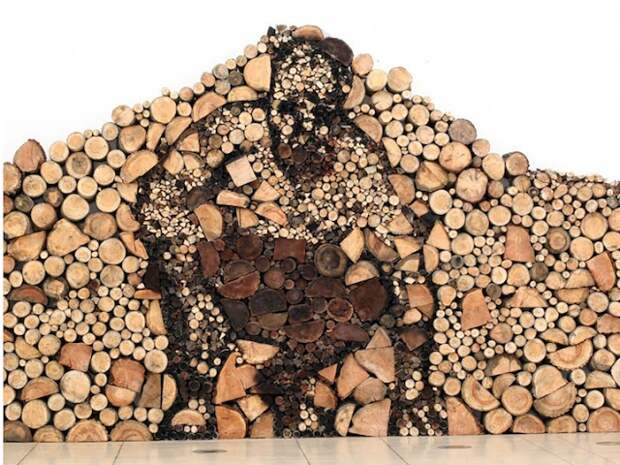 Зима близко: Творческий подход к укладке дров дрова, креатив