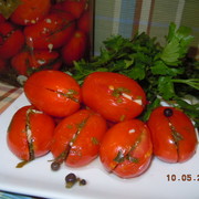 Помидоры, фаршированные,  маринованные, суточные,  УЛЁТНЫЕ  ( Донская кухня)