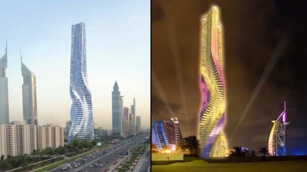 Нереализованный небоскрёб в Дубаях. /Фото: ecotechnica.com.ua
