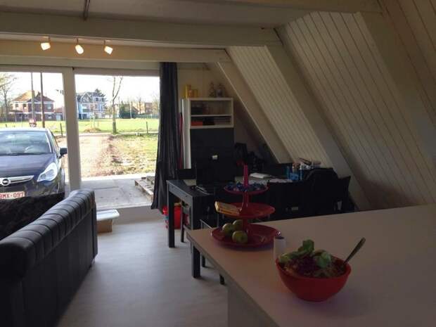 Уютный дом-шалаш в Бельгии бельгия, дизайн, дом