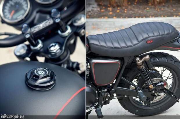 Мотоцикл Hawkized Triumph от Роланда Сэндса