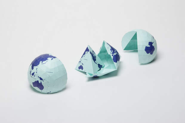 Японский дизайнер создал реальную карту мира дизайнер, карта мира