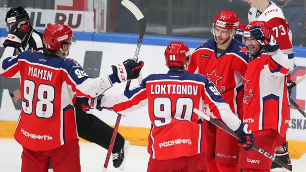 ЦСКА победил «Локомотив» в матче КХЛ
