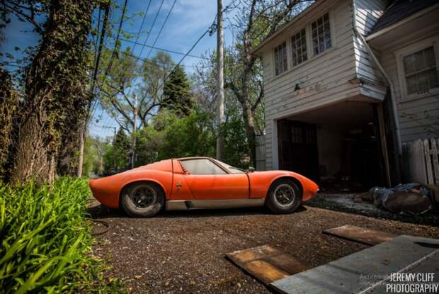 Lamborghini Miura - семейная реликвия провела 28 лет в сарае Miura, lamborghini, находка, олдтаймер