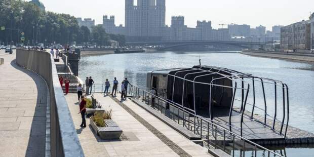 Москва-река превращается в полноценную дорогу. Фото: В. Новиков mos.ru