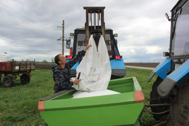 Весенняя подкормка озимой пшеницы в Кошехабльском районе