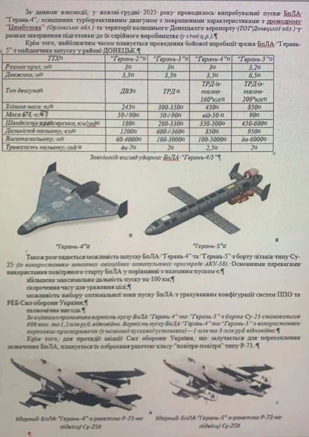 Штурмовики Су-25 вооружат «Геранями»