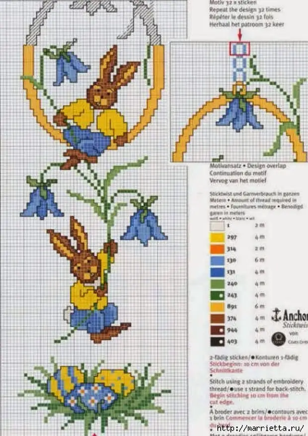 Пасхальные салфетки вышивка крестом схемы бесплатно