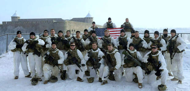 Военные США в Нарве