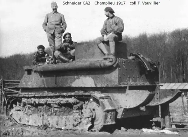 Первенцы французского танкостроения. Прототипы танков «Шнейдер» и «Сен-Шамон»