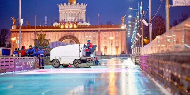 Сергунина: Самый большой каток Москвы откроется на ВДНХ. Фото М. Денисова. Mos.ru