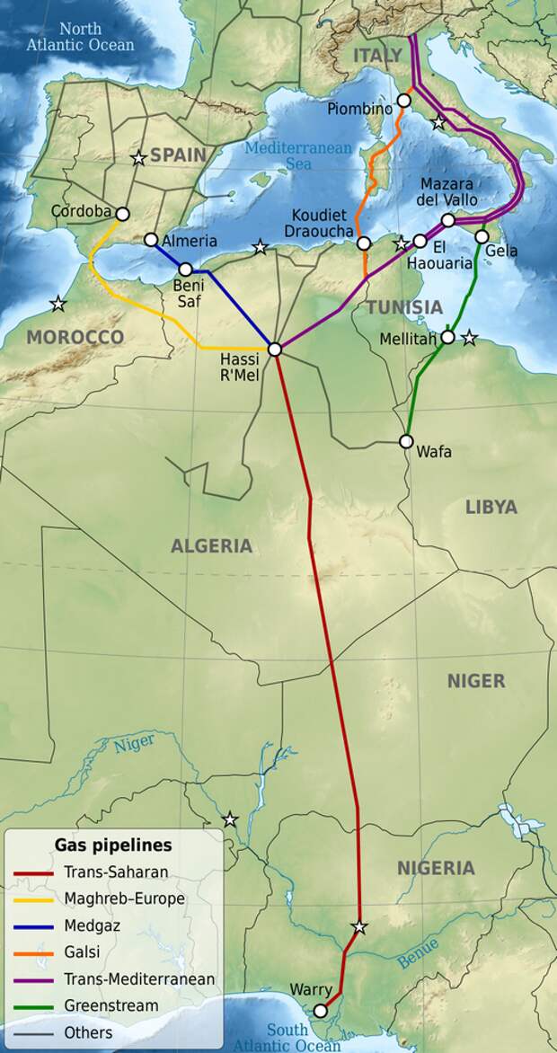 Возможная война Алжира с Марокко оставит Европу без африканского газа