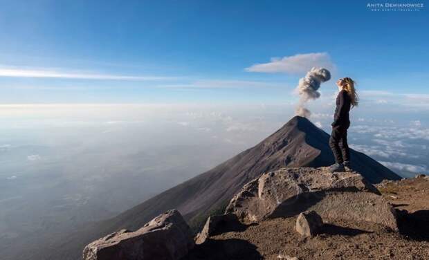 Фотографии извержения вулкана Фуэго восход, вулканы, вулканы фото, гватемала, извержение, извержение вулкана, красота природы
