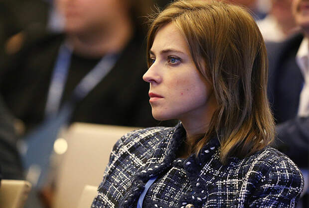 Наталья Поклонская во время семинара для депутатов Госдумы 
